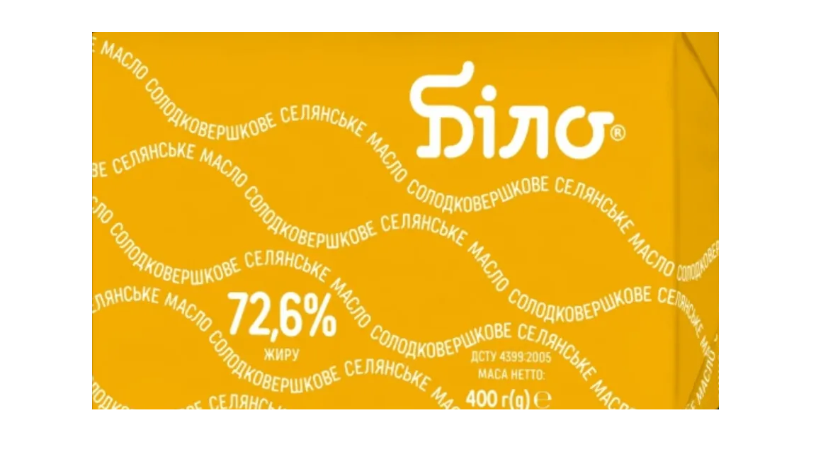 Масло солодковершкове Селянське 72,6% БІЛО, 400г